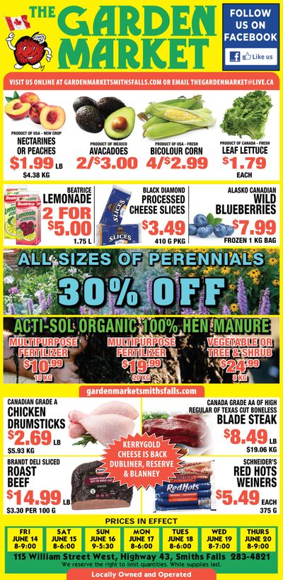 The Garden Market Flyer June 14 to 20
