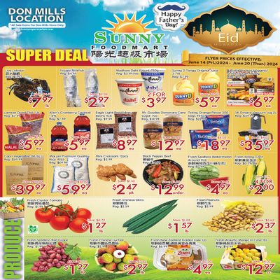 Sunny Foodmart (Don Mills) Flyer June 14 to 20