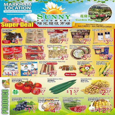 Sunny Foodmart (Markham) Flyer June 14 to 20