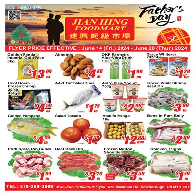 Jian Hing Foodmart (Scarborough) Flyer June 14 to 20