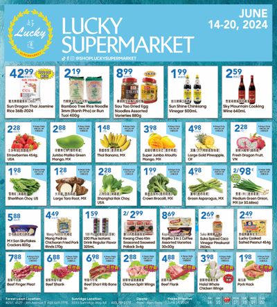 Lucky Supermarket (Calgary) Flyer June 14 to 20