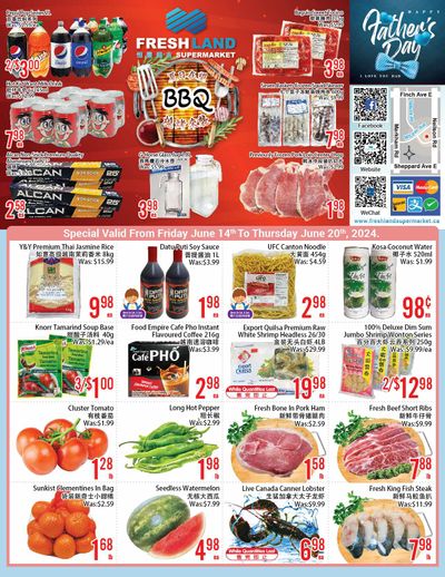FreshLand Supermarket Flyer June 14 to 20