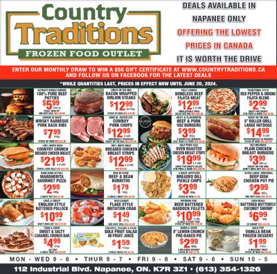 Country Traditions Flyer June 13 to 20
