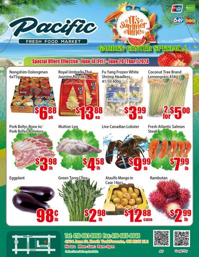 Pacific Fresh Food Market (North York) Flyer June 14 to 20