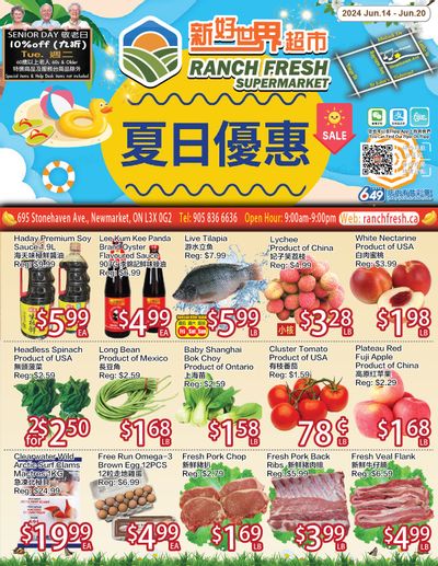Ranch Fresh Supermarket Flyer June 14 to 20