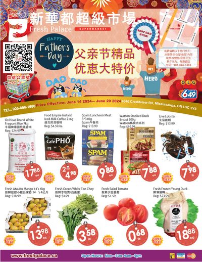 Fresh Palace Supermarket Flyer June 14 to 20