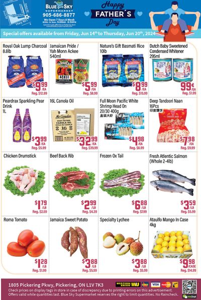 Blue Sky Supermarket (Pickering) Flyer June 14 to 20