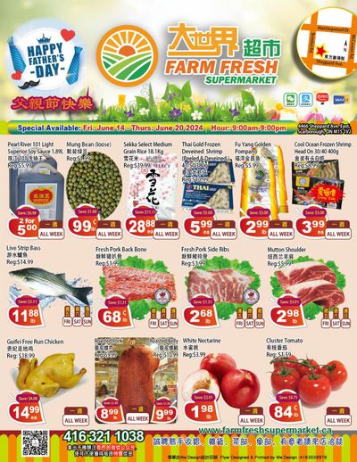Farm Fresh Supermarket Flyer June 14 to 20