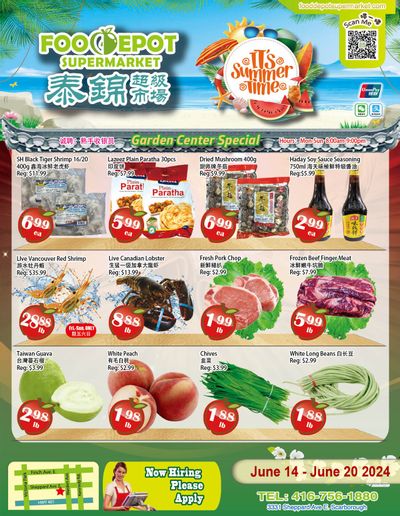Food Depot Supermarket Flyer June 14 to 20