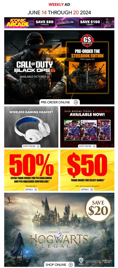 GameStop Flyer June 14 to 20