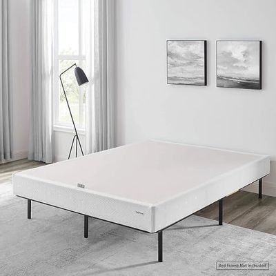 Amazon Basics Smart Box Spring Bed Base, 9-Inch Mattress Foundation - Full Size, Tool-Free Easy Assembly $153.5 (Reg $202.86)