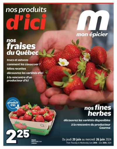Metro (QC) Strawberries Flyer June 20 to 26