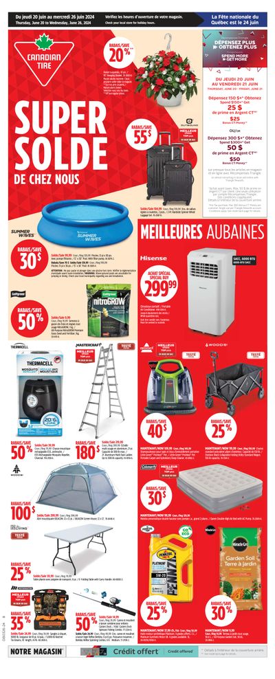 Canadian Tire (QC) Flyer June 20 to 26