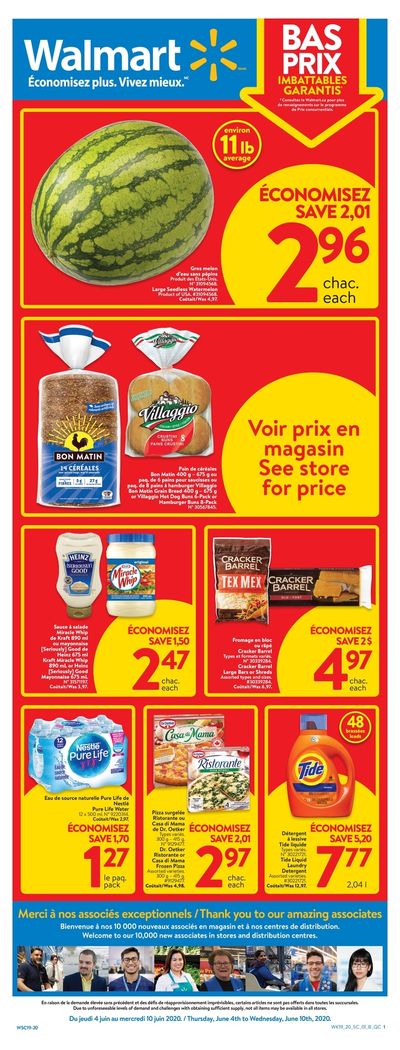 Walmart (QC) Flyer June 4 to 10