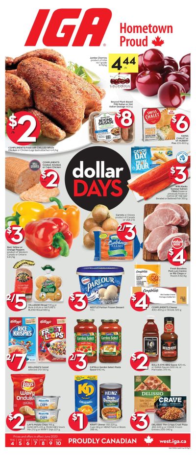 IGA (West) Flyer June 4 to 10