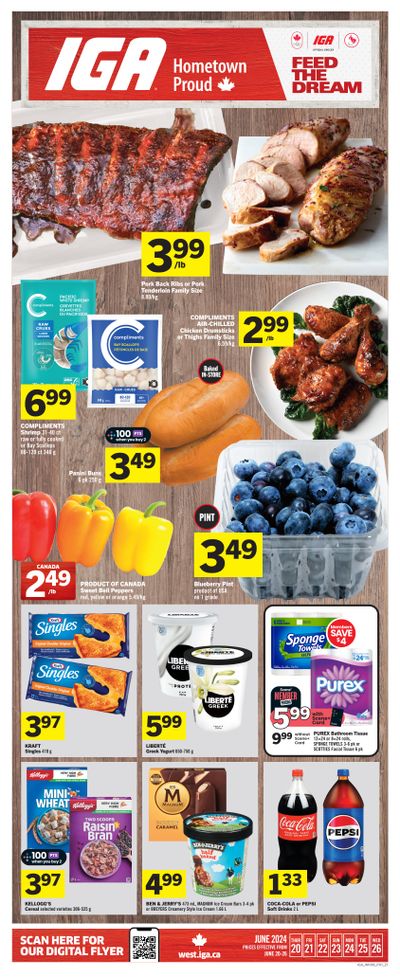 IGA (West) Flyer June 20 to 26 IGA (West) Flyer June 20 to 26