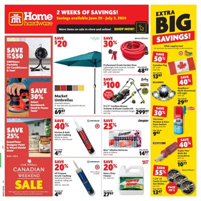 Home Hardware (BC) Flyer June 20 to July 3