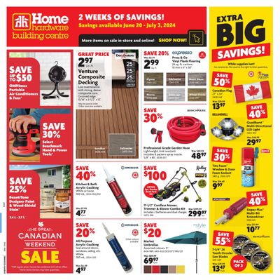 Home Hardware Building Centre (ON) Flyer June 20 to July 3