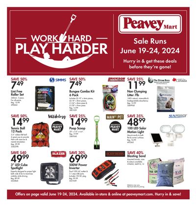 Peavey Mart Flyer June 19 to 24