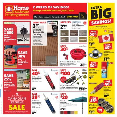 Home Hardware Building Centre (BC) Flyer June 20 to July 3