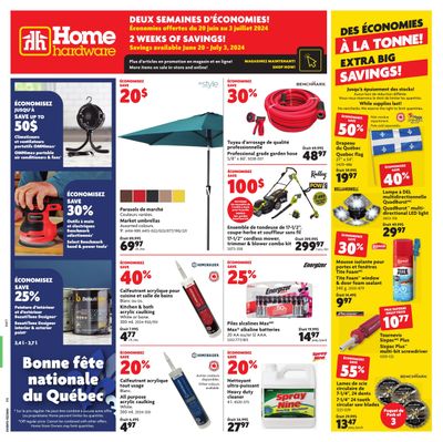 Home Hardware (QC) Flyer June 20 to July 3