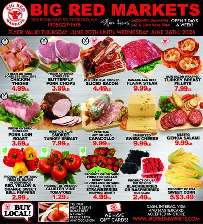 Big Red Markets Flyer June 20 to 26