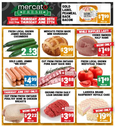 Mercato Fresh Flyer June 20 to 27