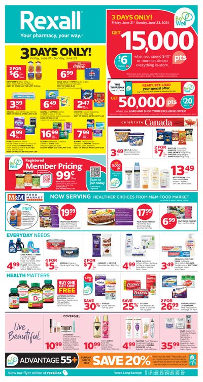 Rexall (AB & SK) Flyer June 21 to 27