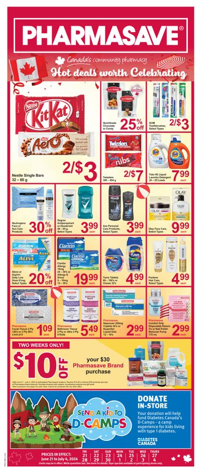 Pharmasave (ON & West) Flyer June 21 to July 4