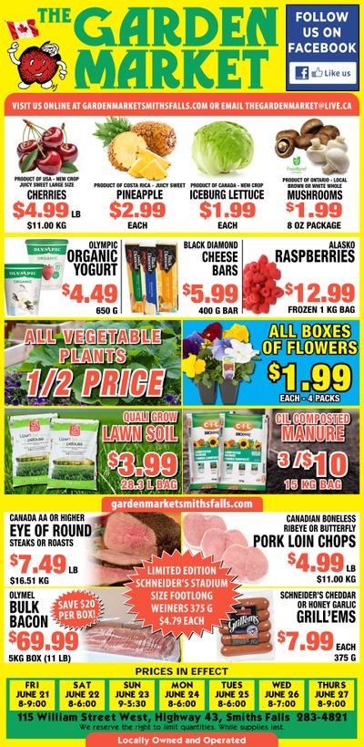 The Garden Market Flyer June 21 to 27