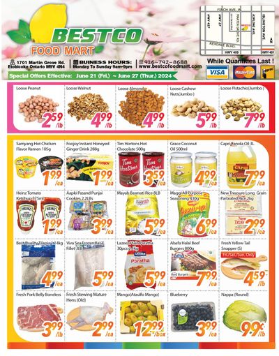 BestCo Food Mart (Etobicoke) Flyer June 21 to 27