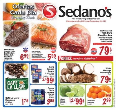 Sedano's Weekly Ad & Flyer June 3 to 9