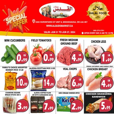 Al-Quds Supermarket Flyer June 21 to 27 Al-Quds Supermarket Flyer June 21 to 27