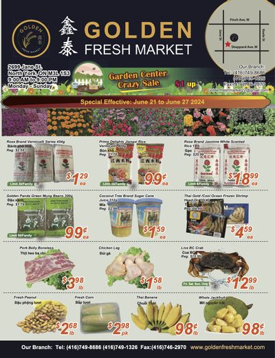 Golden Fresh Market Flyer June 21 to 27
