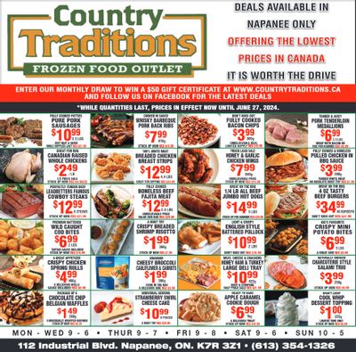 Country Traditions Flyer June 20 to 27