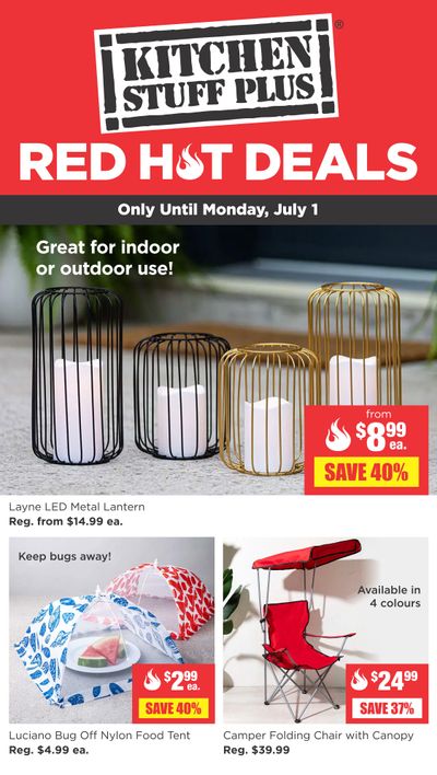 Kitchen Stuff Plus Red Hot Deals Flyer June 24 to July 1