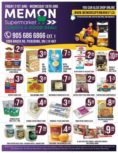 Memon Supermarket Flyer June 21 to 26
