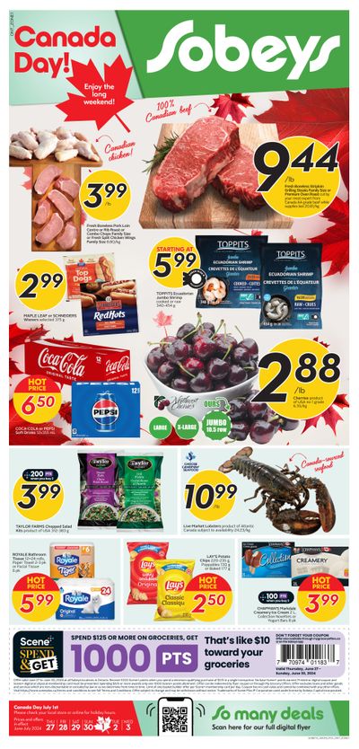 Sobeys (ON) Flyer June 27 to July 3