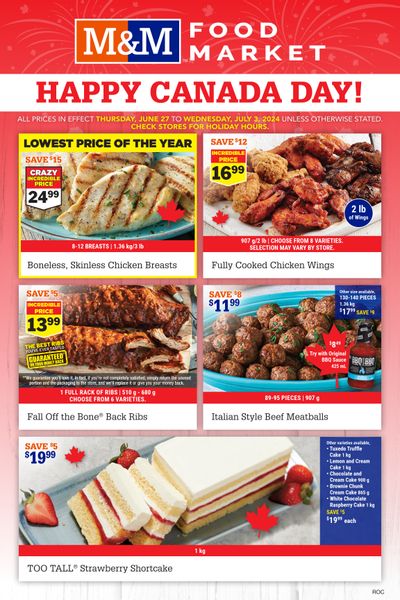 M&M Food Market (Atlantic & West) Flyer June 27 to July 3