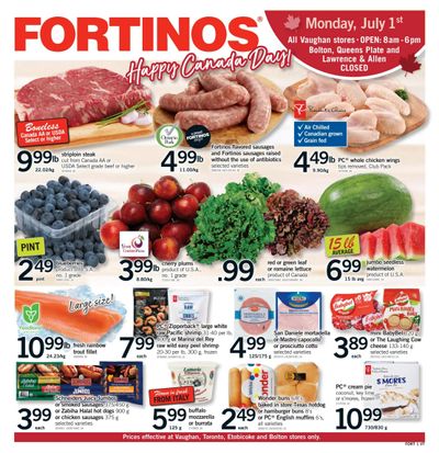 Fortinos Flyer June 27 to July 3