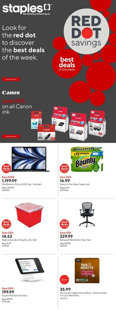 Staples Flyer June 26 to July 2