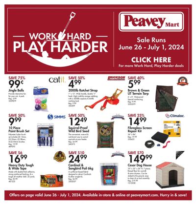 Peavey Mart Flyer June 26 to July 1