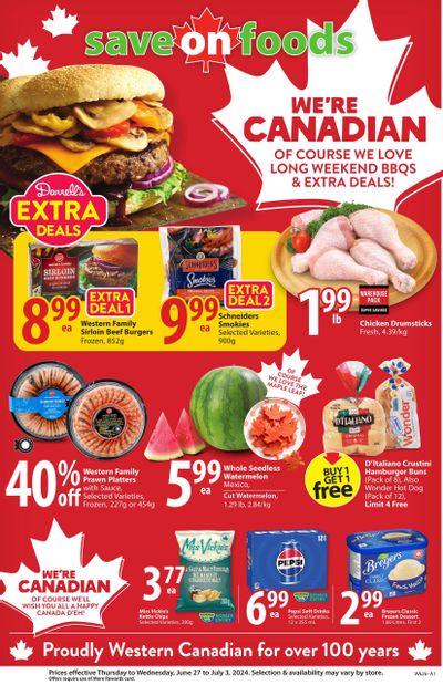 Save On Foods (BC) Flyer June 27 to July 3
