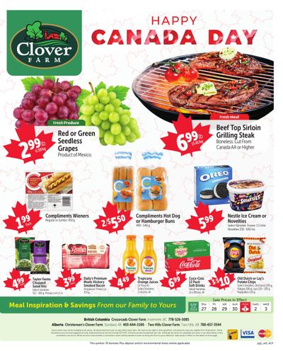 Clover Farm (West) Flyer June 27 to July 3