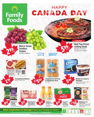 Family Foods Flyer June 27 to July 3