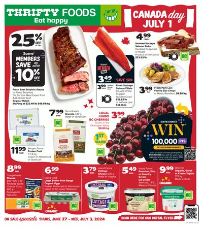 Thrifty Foods Flyer June 27 to July 3