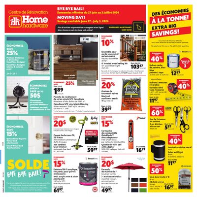 Home Hardware Building Centre (QC) Flyer June 27 to July 3