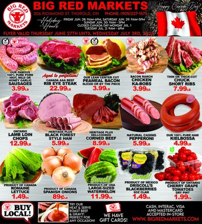 Big Red Markets Flyer June 27 to July 3