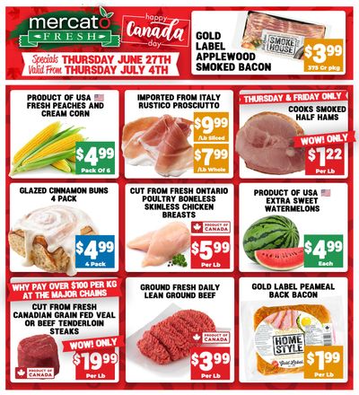 Mercato Fresh Flyer June 27 to July 4