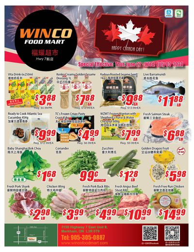 WinCo Food Mart (HWY 7) Flyer June 27 to July 3